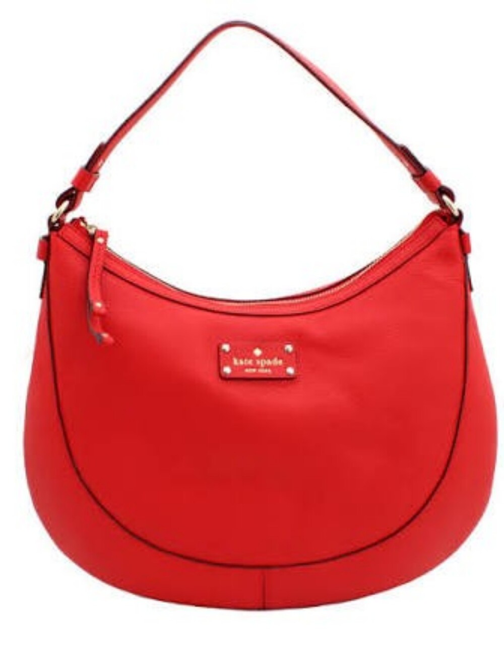 Kate Spade Lori Berkshire Road Toamtoe Red Coral Hobo Bag